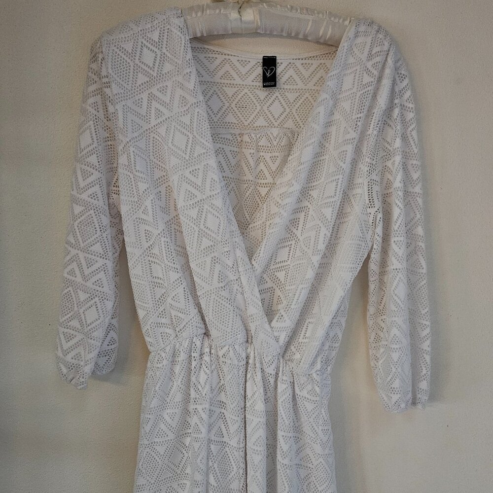Windsor Patterned White Romper